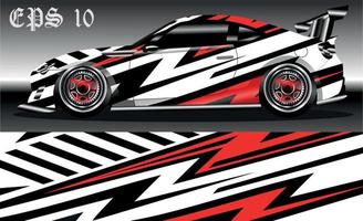 car wrap abstract racing graphic background for vinyl wrap and stickers vector