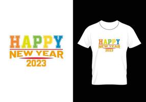 Best Typography Christmas and Happy new year T-shirt design vector