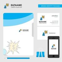 Thinking about dollar Business Logo File Cover Visiting Card and Mobile App Design Vector Illustration