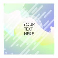 Colorful background with typography vector