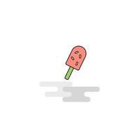 Flat Ice cream Icon Vector