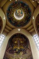 Kyiv, Ukraine - August 24 2021 Refectory chamber of Church of Sts Anthony Wedding ceremony photo