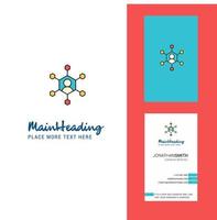 Network Creative Logo and business card vertical Design Vector