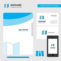 Map Business Logo File Cover Visiting Card and Mobile App Design Vector Illustration