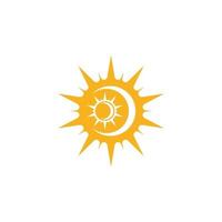 Sun vector illustration icon