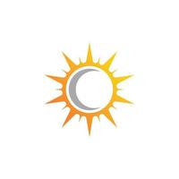 Sun vector illustration icon