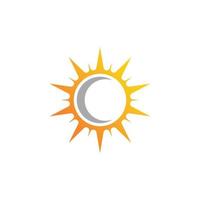 Sun vector illustration icon