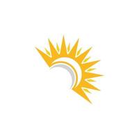 Sun vector illustration icon