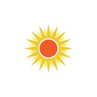 Sun vector illustration icon