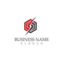 flash thunderbolt logo template vector
