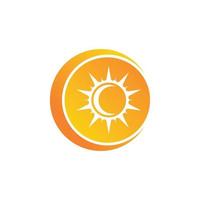 Sun vector illustration icon