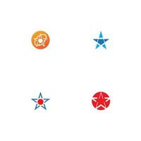 star logo illustration icon design vector