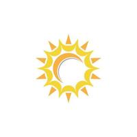 Sun vector illustration icon