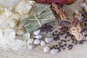 Healthy thai cooking concept photo