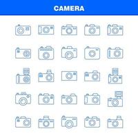 Camera Line Icon for Web Print and Mobile UXUI Kit Such as Camera Digital Dslr Photography Camera Digital Dslr Photography Pictogram Pack Vector