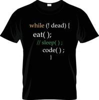 diseño de camisetas de desarrollador de software, eslogan de camiseta de desarrollador de software y diseño de ropa, tipografía de desarrollador de software, vector de desarrollador de software, ilustración de desarrollador de software
