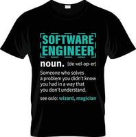 diseño de camisetas de desarrollador de software, eslogan de camiseta de desarrollador de software y diseño de ropa, tipografía de desarrollador de software, vector de desarrollador de software, ilustración de desarrollador de software