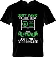 diseño de camisetas de desarrollador de software, eslogan de camiseta de desarrollador de software y diseño de ropa, tipografía de desarrollador de software, vector de desarrollador de software, ilustración de desarrollador de software