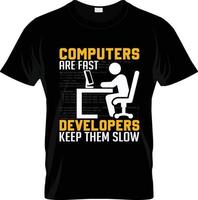 diseño de camisetas de desarrollador de software, eslogan de camiseta de desarrollador de software y diseño de ropa, tipografía de desarrollador de software, vector de desarrollador de software, ilustración de desarrollador de software