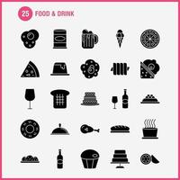 Food And Drink Solid Glyph Icon for Web Print and Mobile UXUI Kit Such as Kiwi Food Eat Bakery Bread Food Cake Media Pictogram Pack Vector