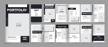 WePortfolio Design Architecture Portfolio Interior Portfolio Design template vector