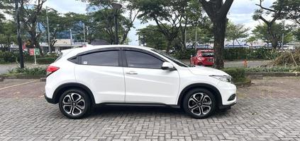 Indonesia, Surakarta, October 25, 2022, Honda HR-V is a subcompact crossover SUV produced by Honda of Japan photo