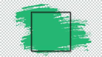 Green color brush stroke background design vector