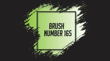 Ink brush stroke gradient lime green color grunge texture background vector