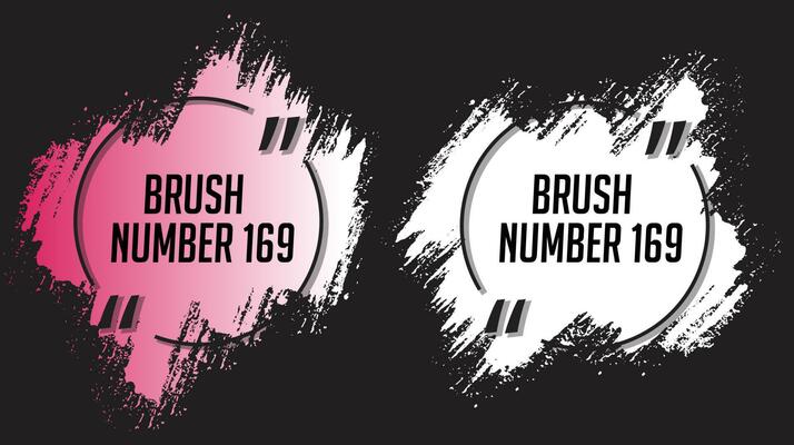 Gradient pink and white color brush background collection
