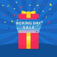 Boxing days template vector