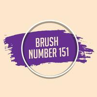 Modern violet color splash frame background vector