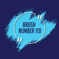 Abstract splatter blue color brush stroke banner background vector