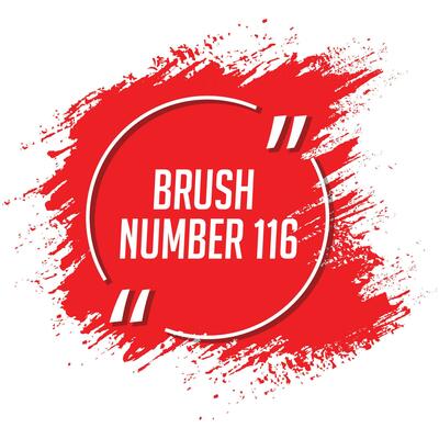 Abstract splatter red color brush stroke banner background