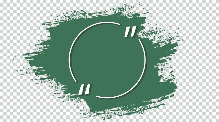 Dark green color ink vector stains