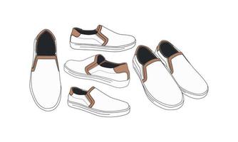 shoe illustration vector