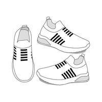 shoe illustration vector
