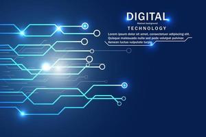 circuit board Technological background with lines vector