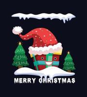 merry christmas t shirt design template vector