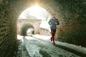 Winter Jogging view photo