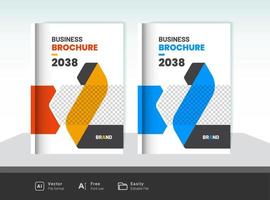 business brochure cover design vector