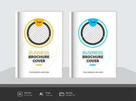 business brochure cover design vector