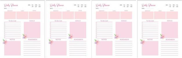 Project Planner Logbook vector