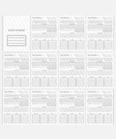 Project Planner Logbook vector