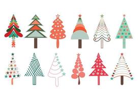 Doodle Christmas Tree Vector illustration