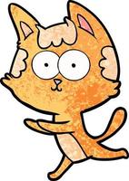 Vector cat character in cartoon style