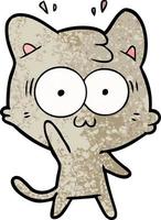 Vector cat character in cartoon style