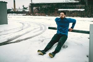 Workout On A Winter Day photo