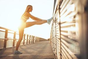 Morning Stretching view photo