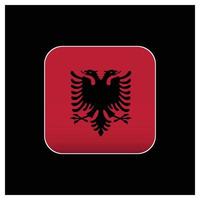 vector de diseño de bandera de albania