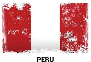 vector de diseño de banderas de perú